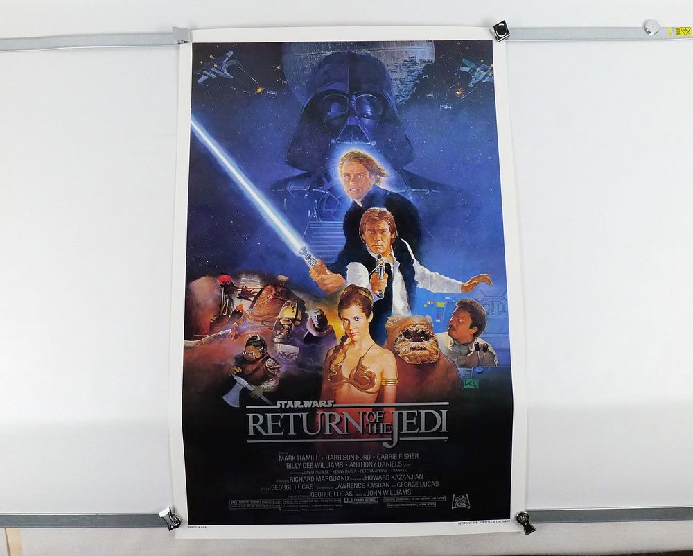 Lot 219: Star Wars Return of the Jedi Original One Sheet Movie Poster - Style B