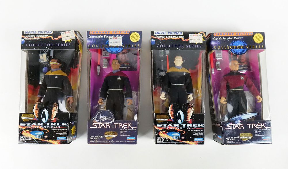 Lot 246: Lot of 4 Star Trek Action Figures
