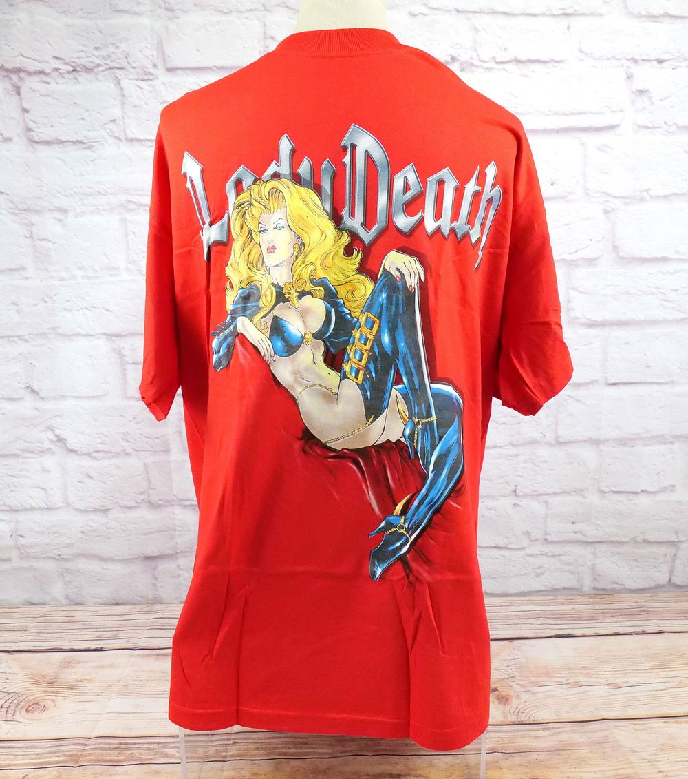 Lot 310: Vintage Lady Death Tee Shirt - Dream Colours