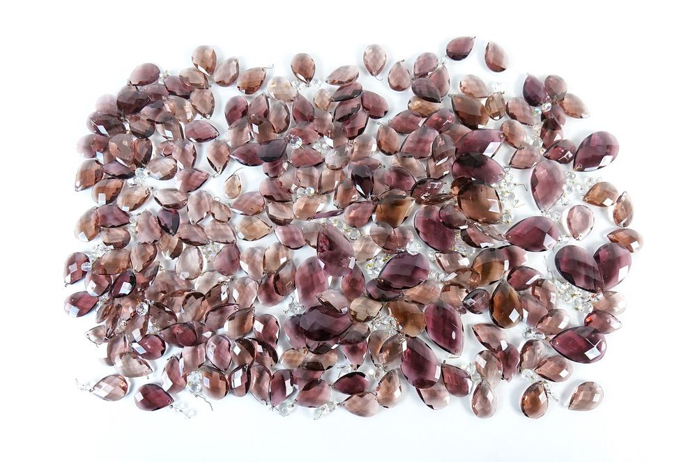 Lot 166: Lot of Amethyst Colored Prisms