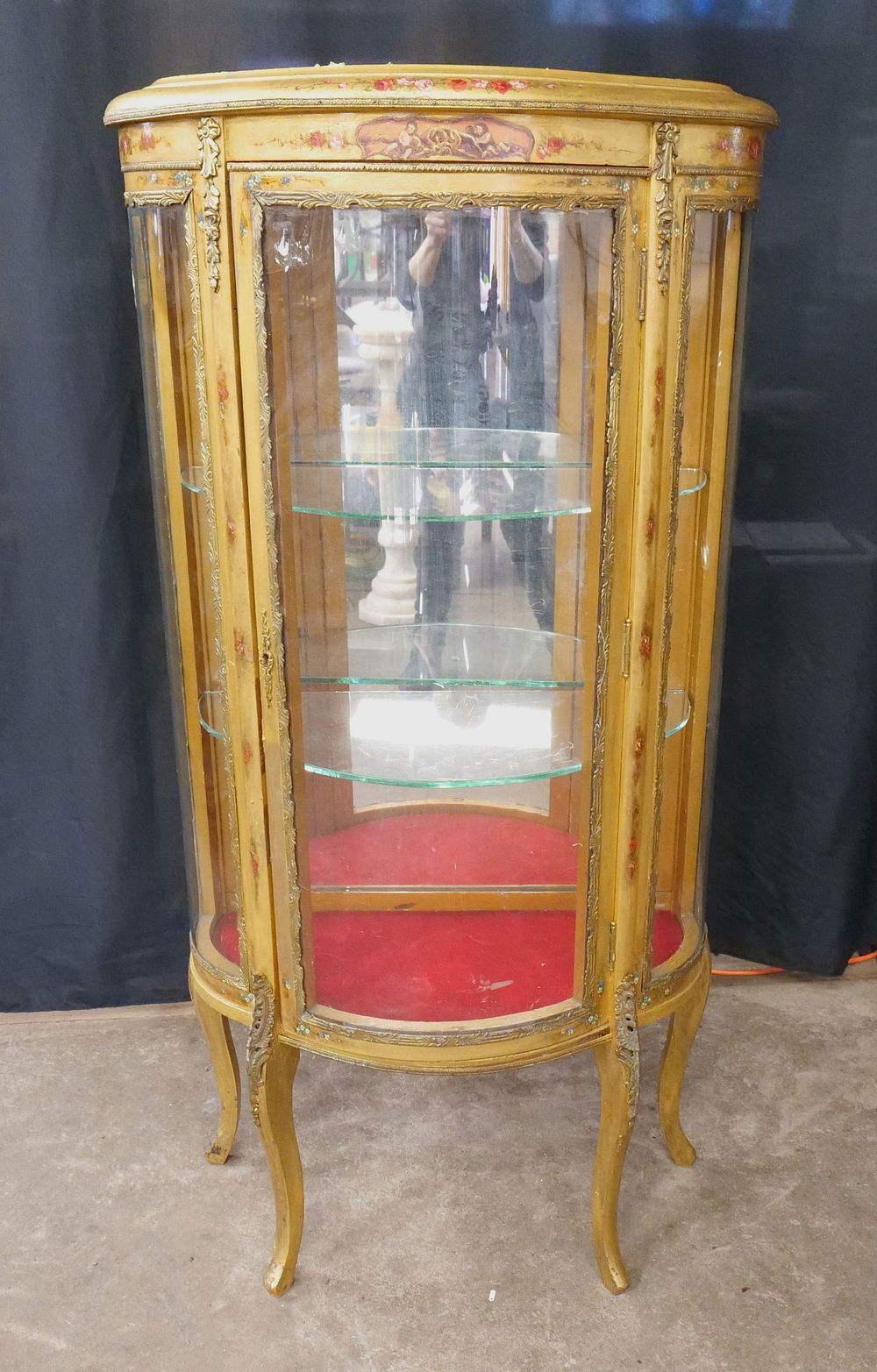 Lot 268: Antique French Vitrine