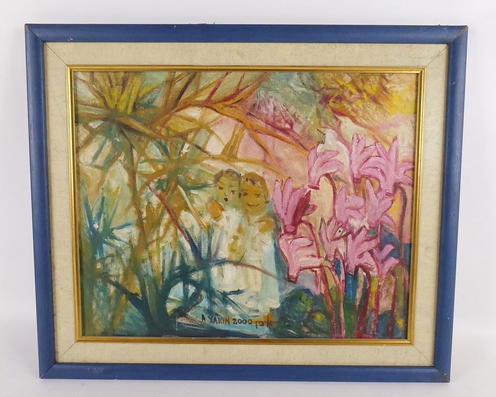 Lot 306: Oil on Canvas - Children