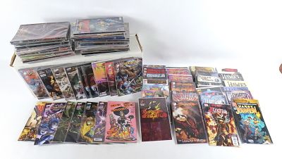 Lot 28 - Long Box of Mixed Comics - Various Publishers - Bodnar's ...