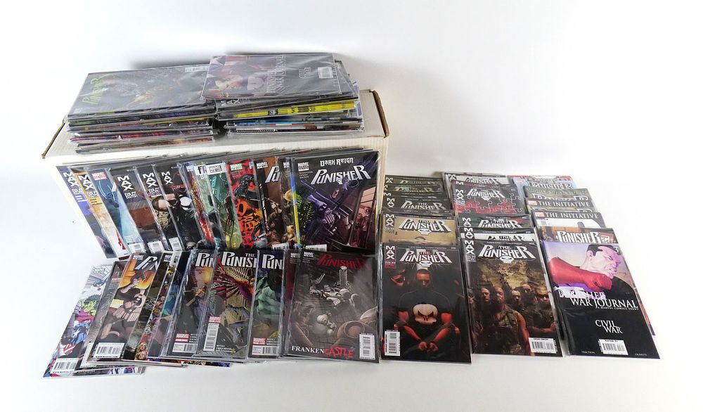 Lot 151: Long Box of Punisher Comics