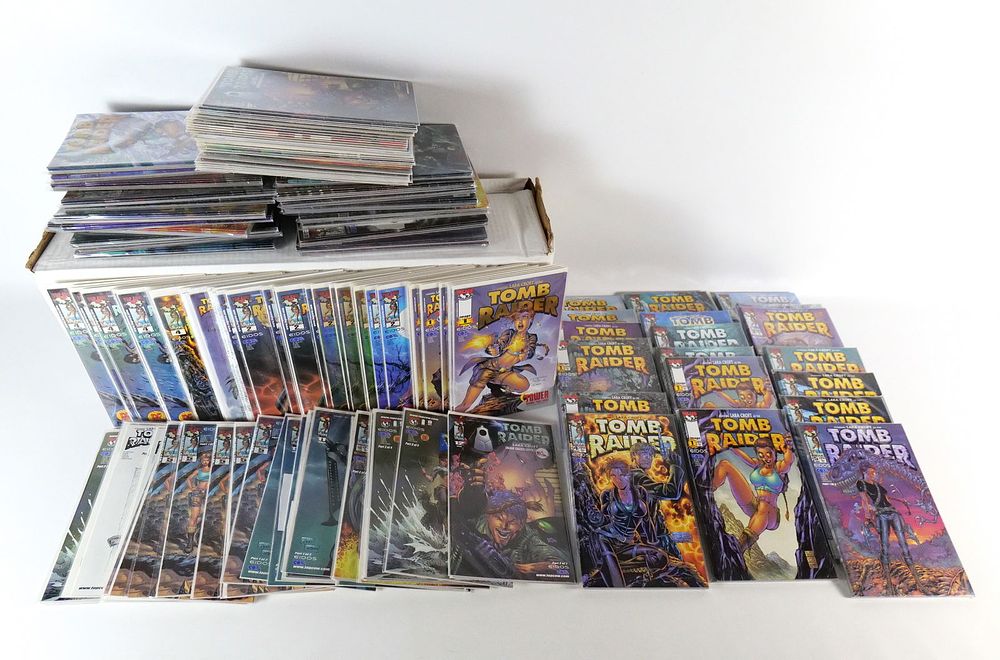 Lot 155: Long Box of Tomb Raider Comics