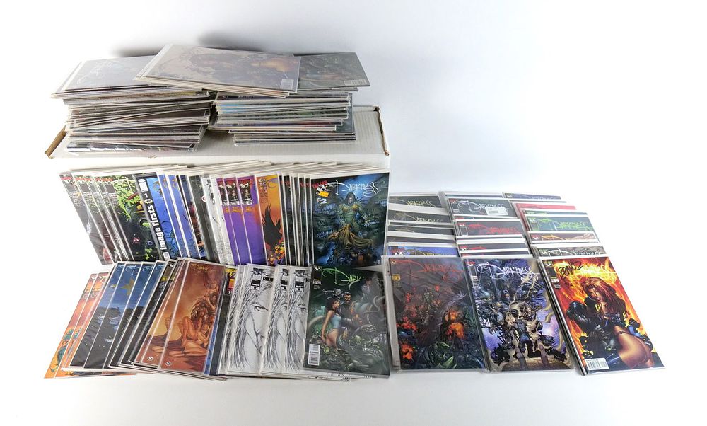 Lot 167: Long Box of The Darkness Comics