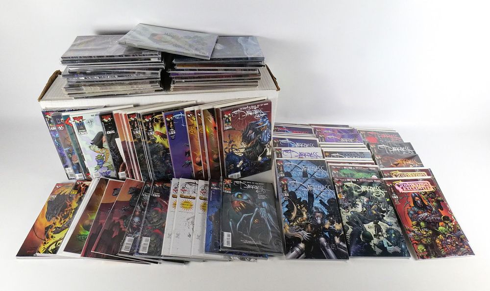 Lot 170: Long Box of The Darkness Comics