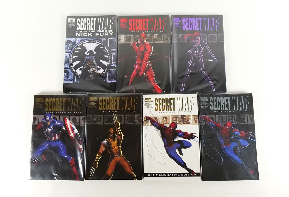 Lot 179: Lot of Marvel Secret War Comics
