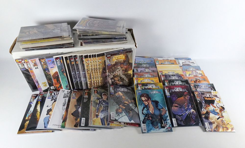 Lot 183: Long Box of Tomb Raider Comics
