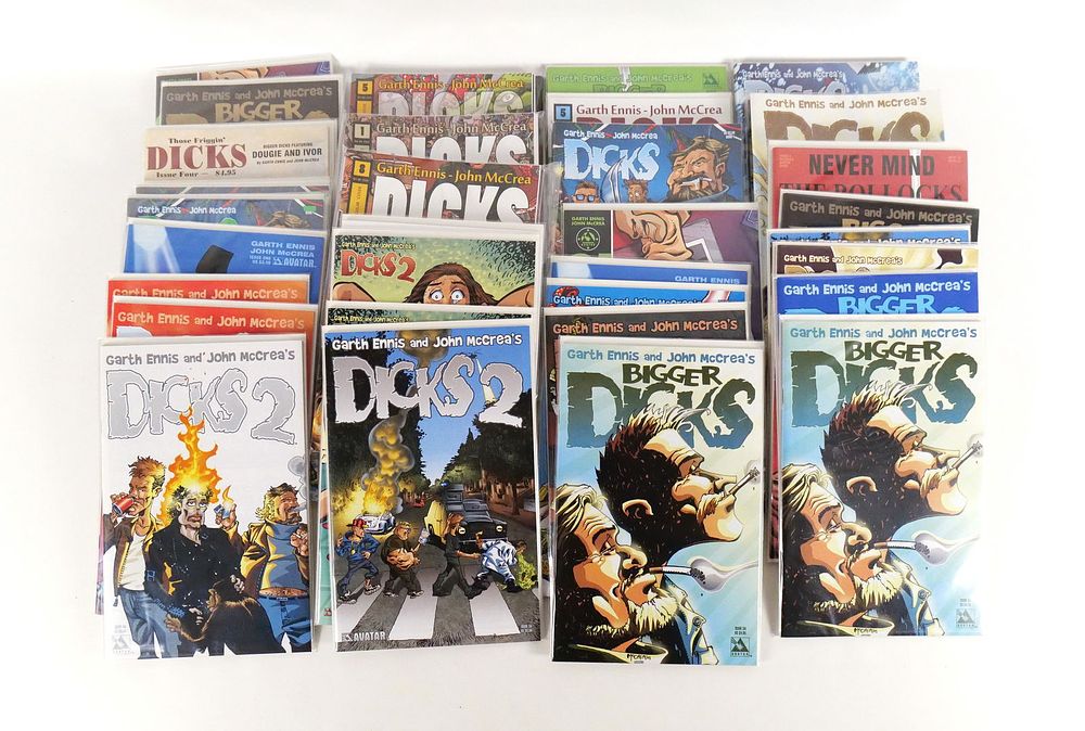Lot 188: Lot of Avatar Dicks Comics