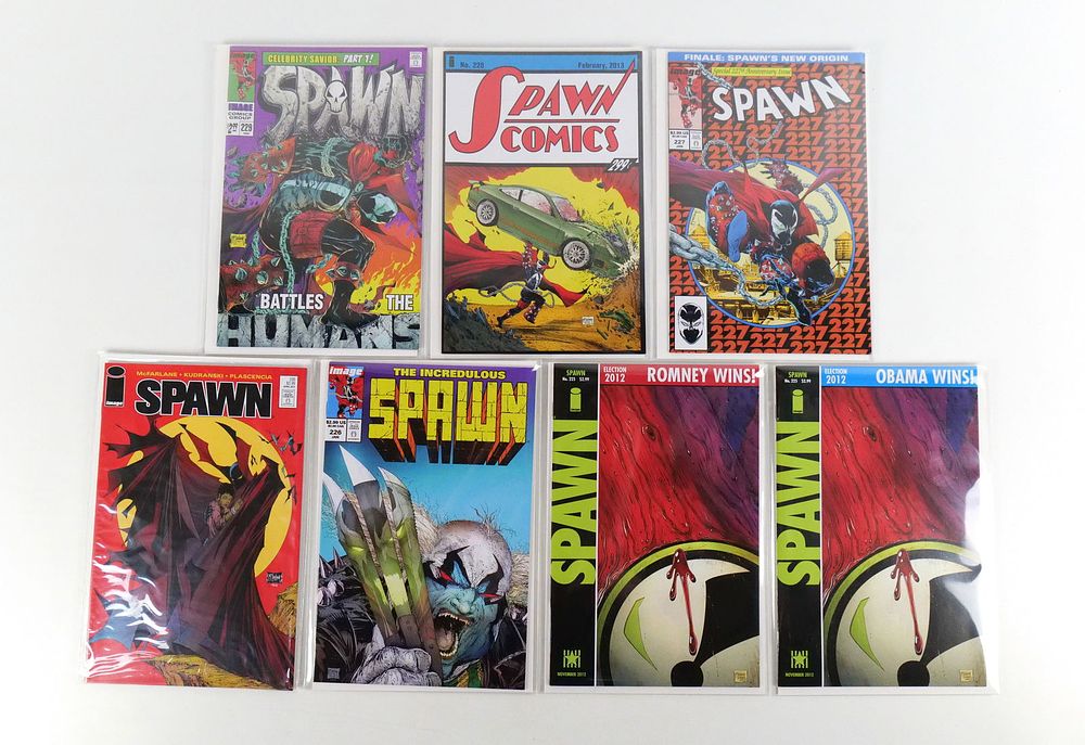 Lot 201: Run of Spawn Comics - Issues #225-230