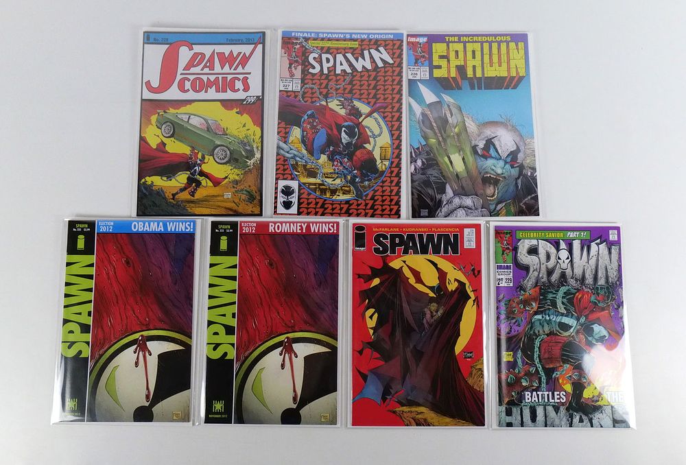 Lot 202: Run of Spawn Comics - Issues #225-230