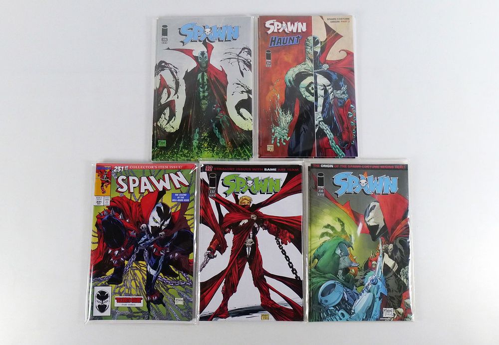 Lot 205: Run of Spawn Comics - Issues #231-235