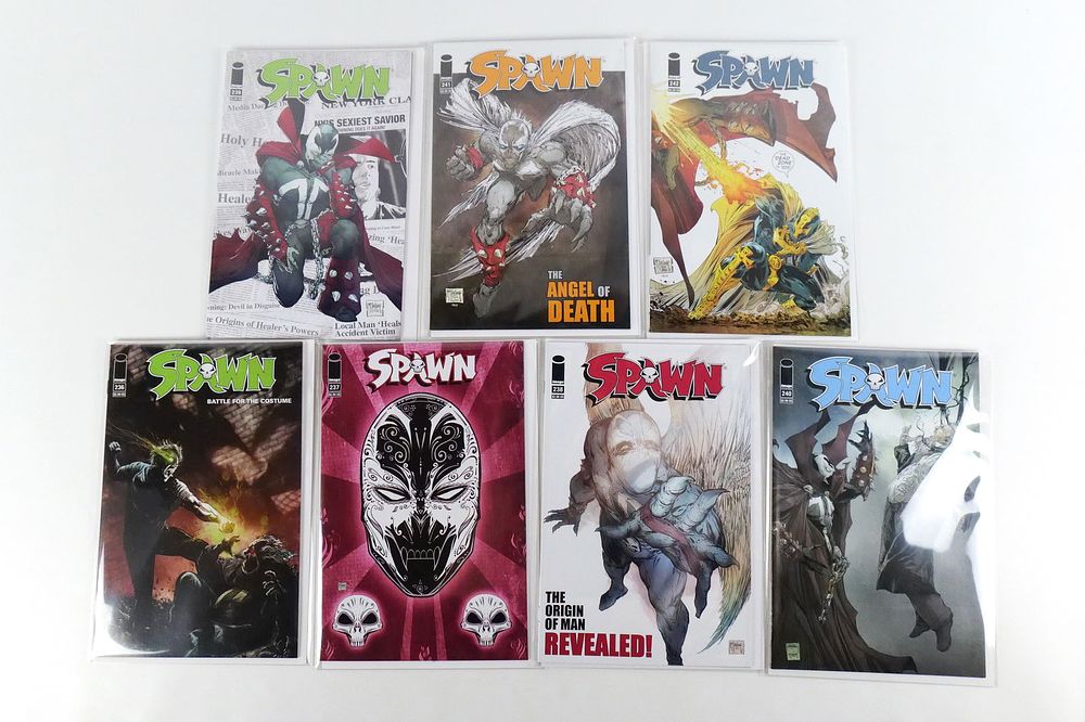 Lot 207: Run of Spawn Comics - Issues #236-242