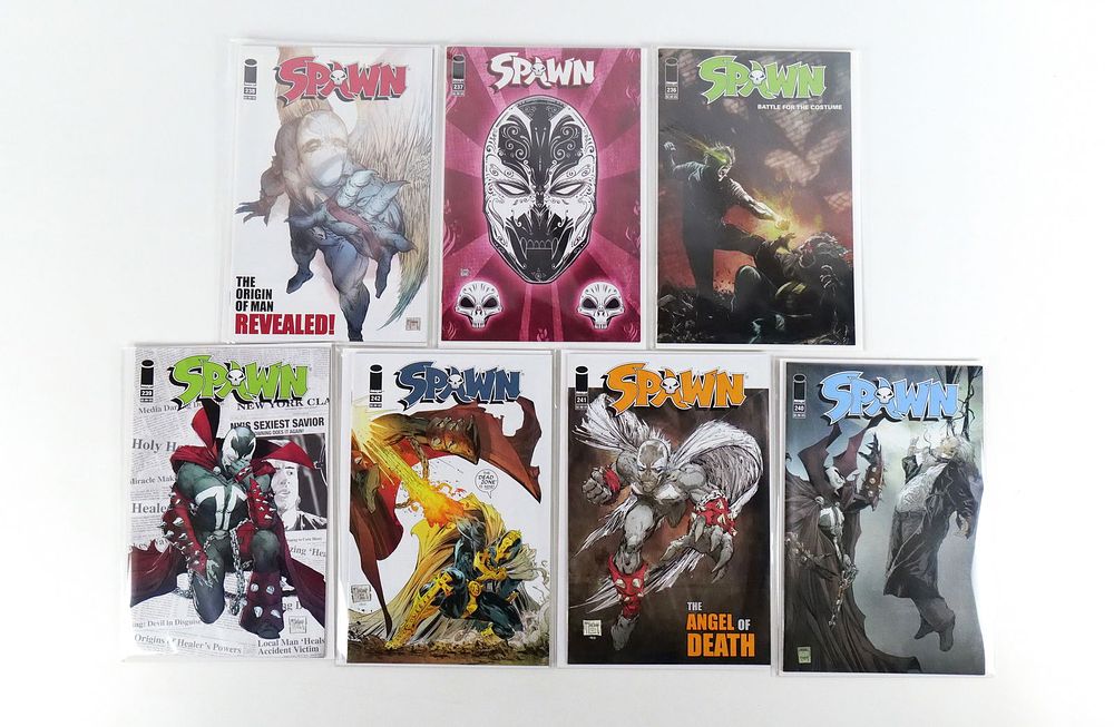 Lot 208: Run of Spawn Comics - Issues #236-242