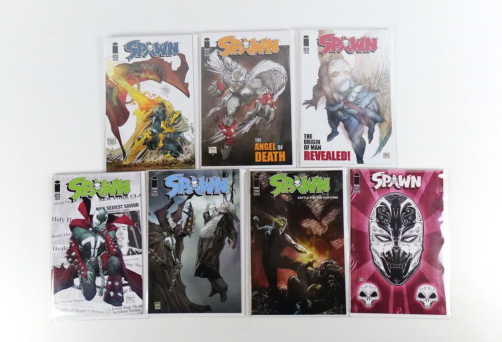 Lot 211: Run of Spawn Comics - Issues #236-242