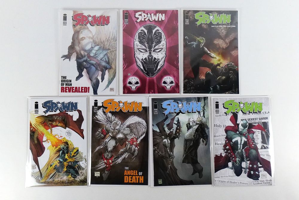 Lot 212: Run of Spawn Comics - Issues #236-242
