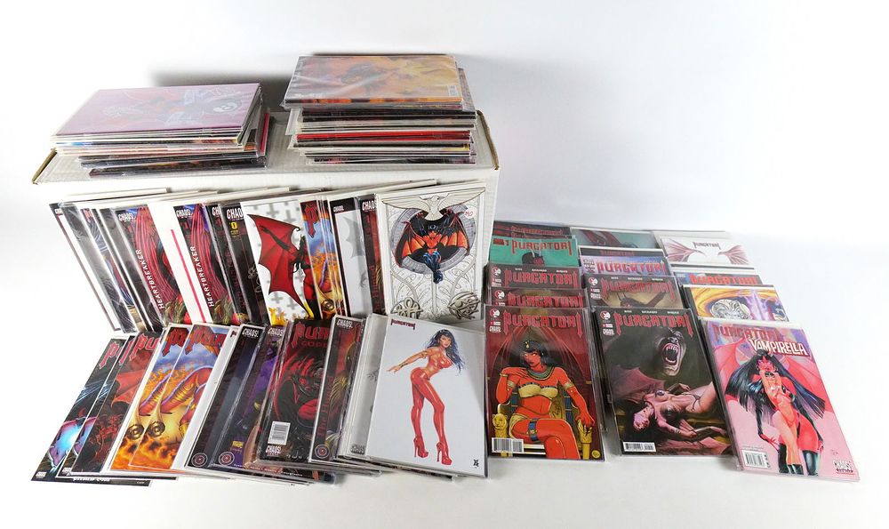 Lot 236: Long Box of Purgatori Comics