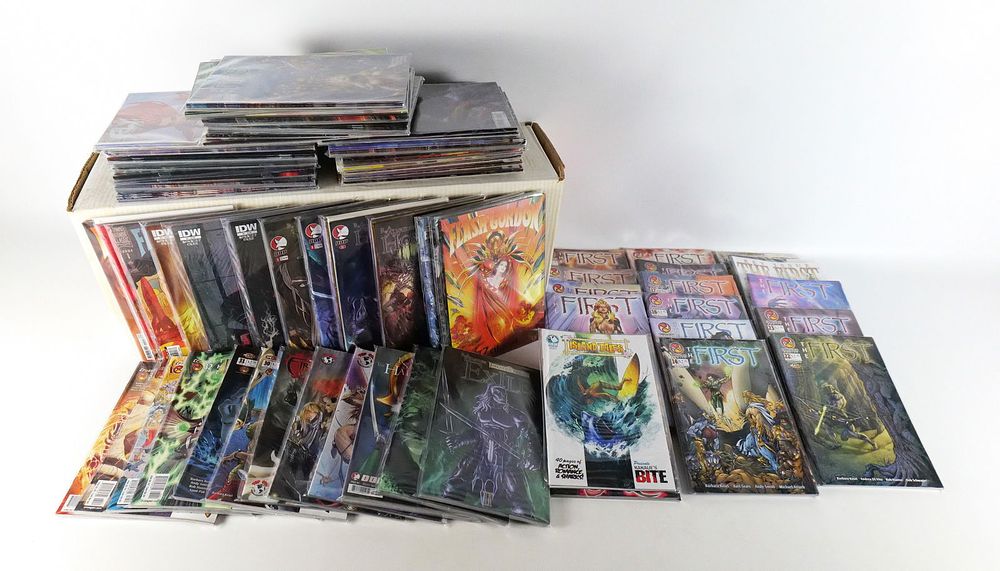 Lot 240: Long Box of Mixed Comics