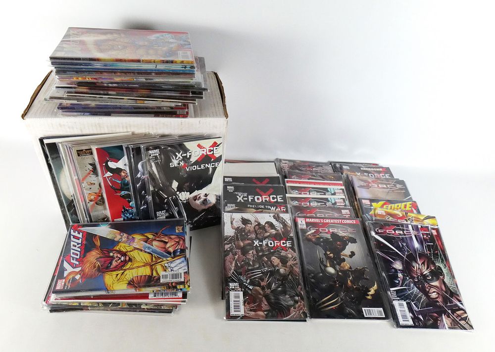 Lot 251: Short Box of Marvel X-Force Comics