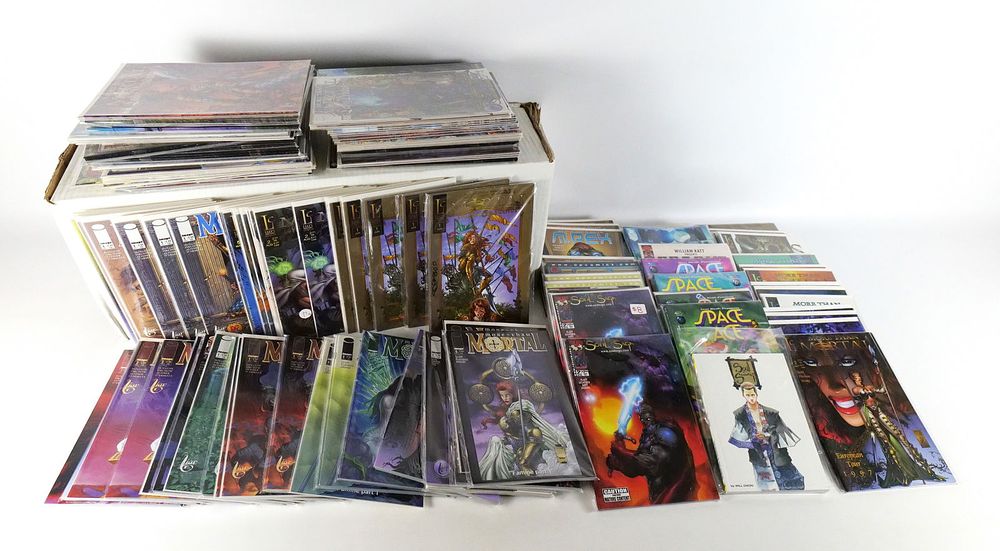 Lot 254: Long Box of Mixed Comics