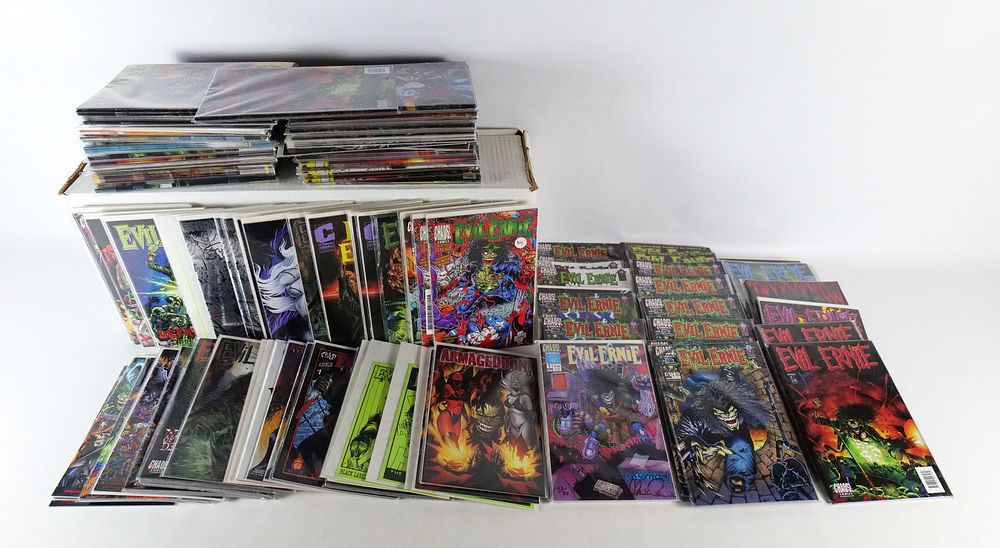 Lot 268: Long Box of Chaos Comics - Mostly Evil Ernie