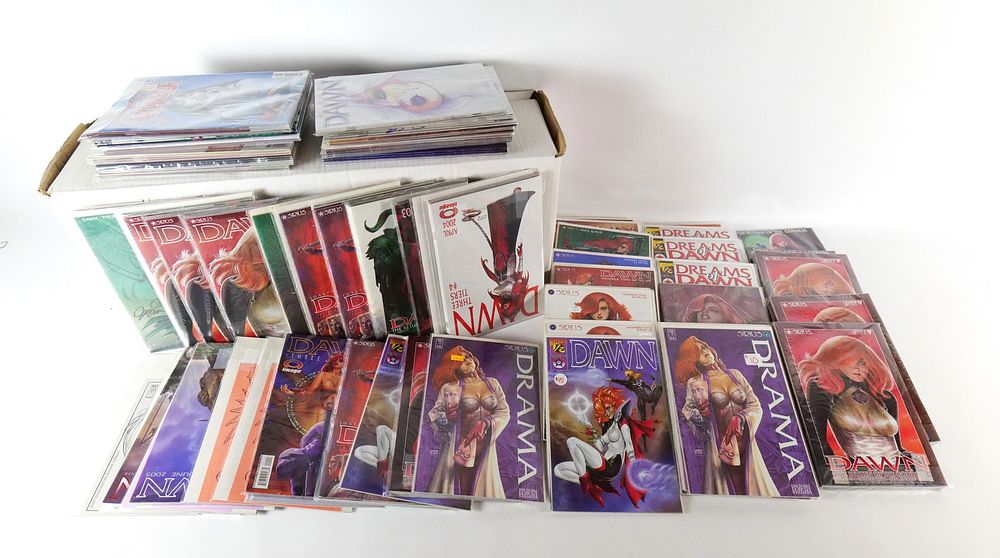 Lot 278: Long Box of Dawn Comics