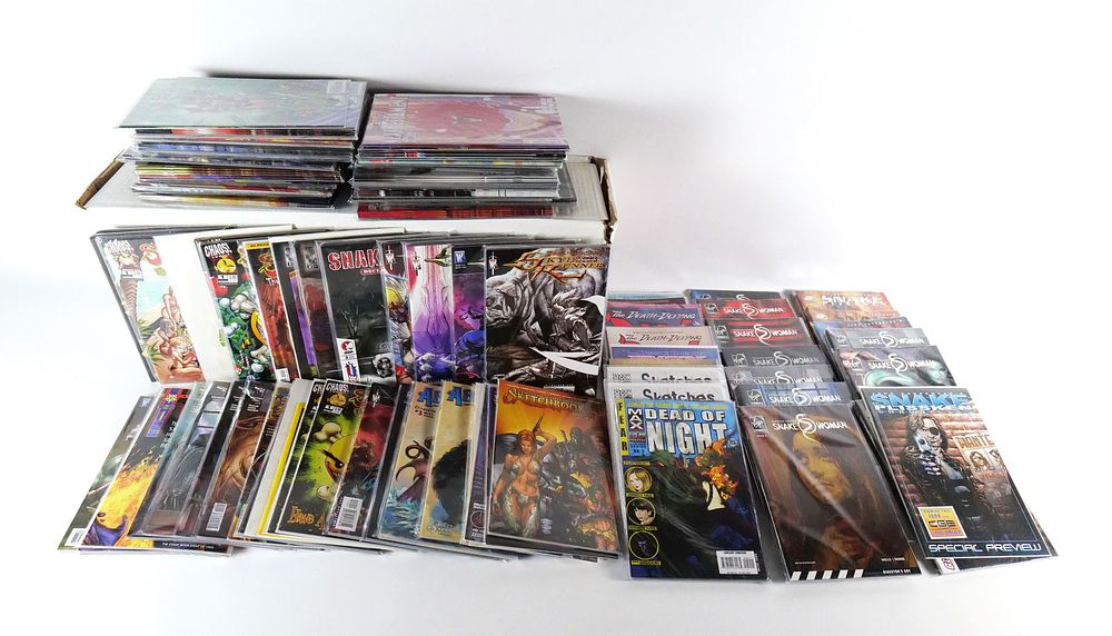 Lot 287: Long Box of Mixed Independent Comics