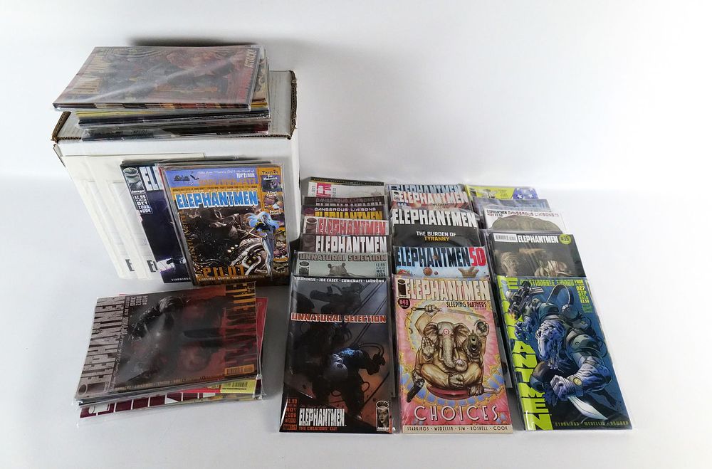 Lot 295: Short Box of Elephantman Comics