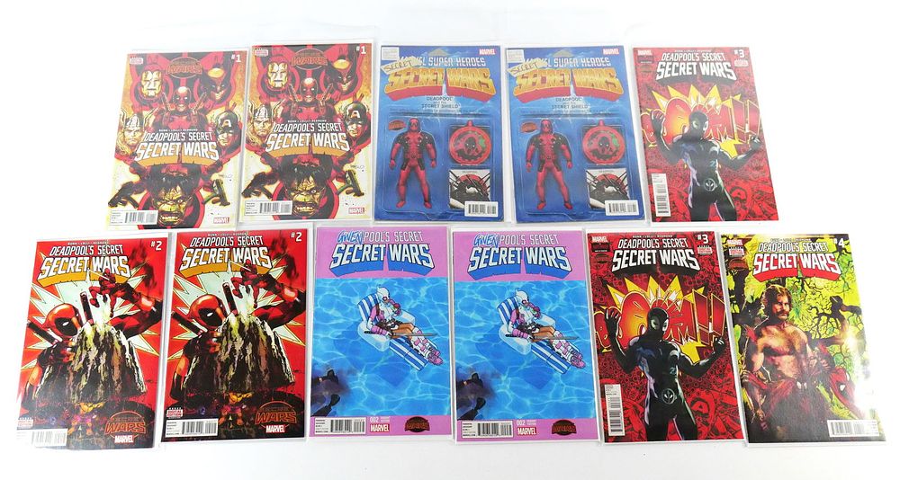 Lot 299: Lot of Deadpool's Secret Secret Wars