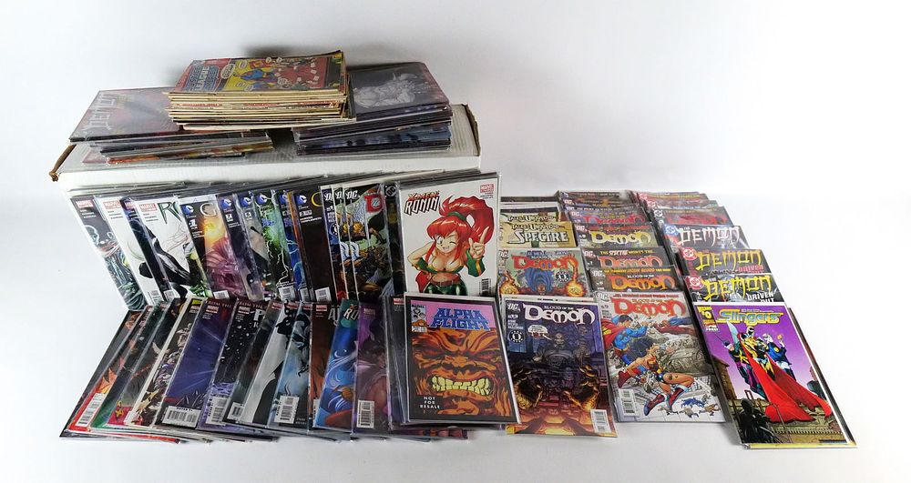 Lot 300: Long Box of Marvel and DC Comics