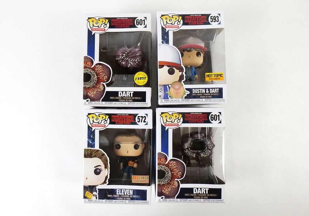 Lot 207: Lot of 4 Funko Stranger Things Pops
