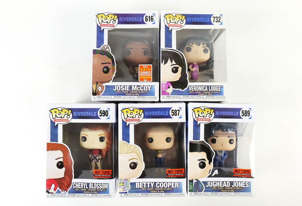 Lot 209: Lot of 5 Funko Riverdale Pops