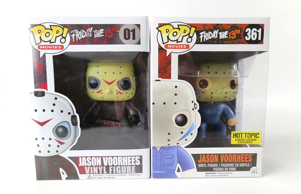 Lot 249: Lot of 2 Funko Friday the 13th Jason Voorhees Pops