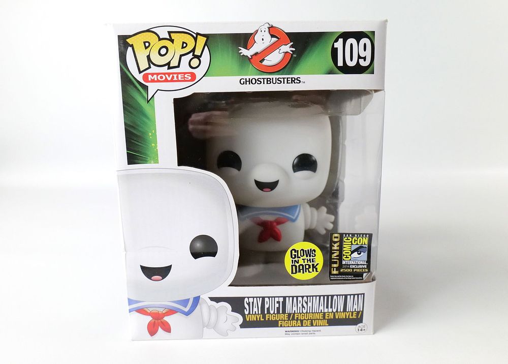 Lot 254: Funko Ghostbusters Stay Puft Marshmallow Man #109 - SDCC