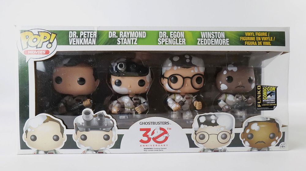 Lot 256: Funko Pop! Ghostbusters 30th Anniversary 4 Pack - SDCC