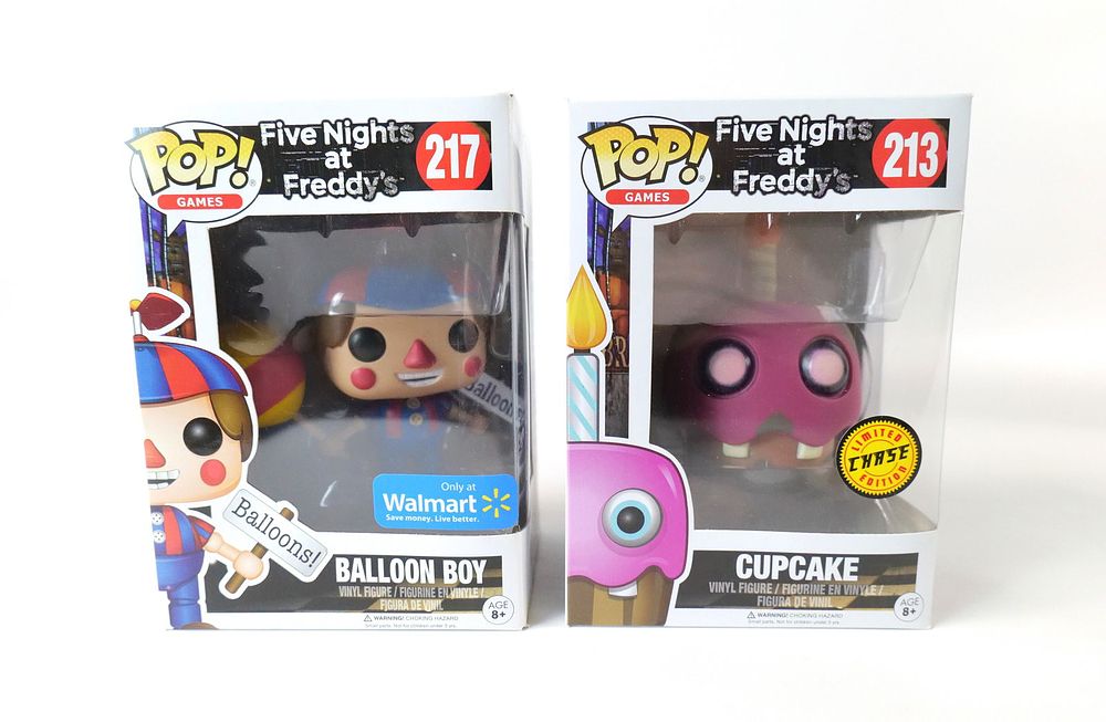 Lot 283: Lot of 2 Funko Five Nights at Freddy's Pops