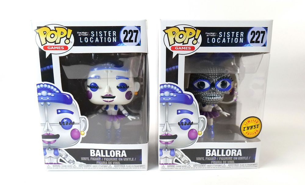 Lot 294: Lot of 2 Funko Sister Location Ballora #227 Pops