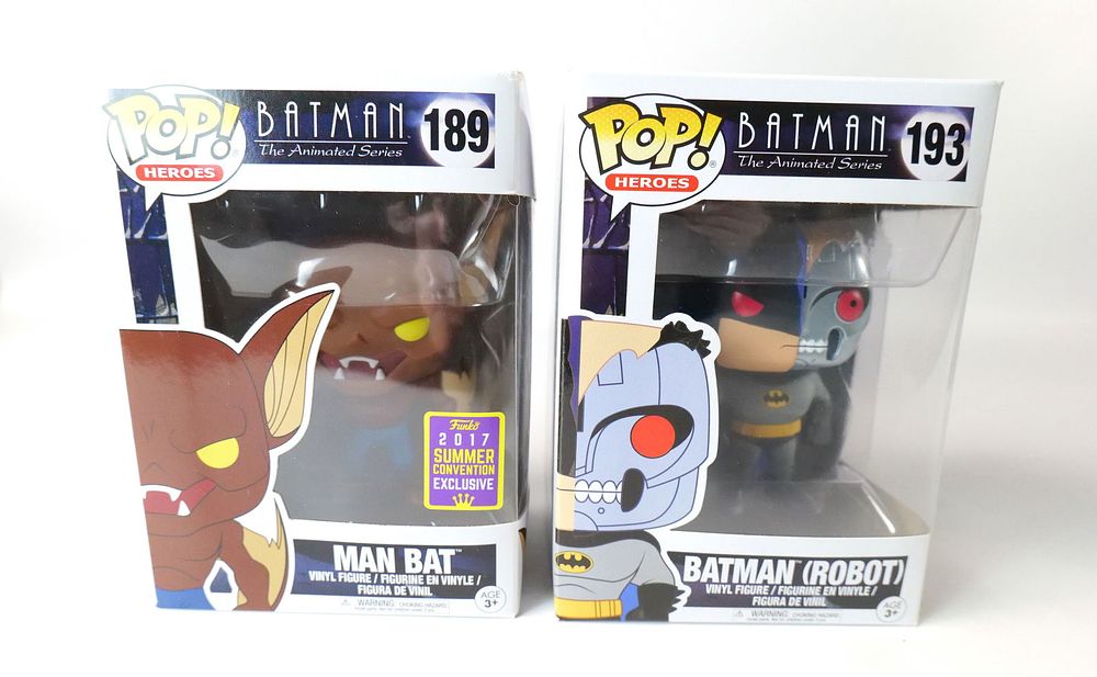 Lot 298: Lot of 2 Funko Batman The Animated Series Pops