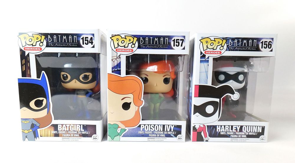 Lot 304: Lot of 3 Funko Batman The Animated Series Pops