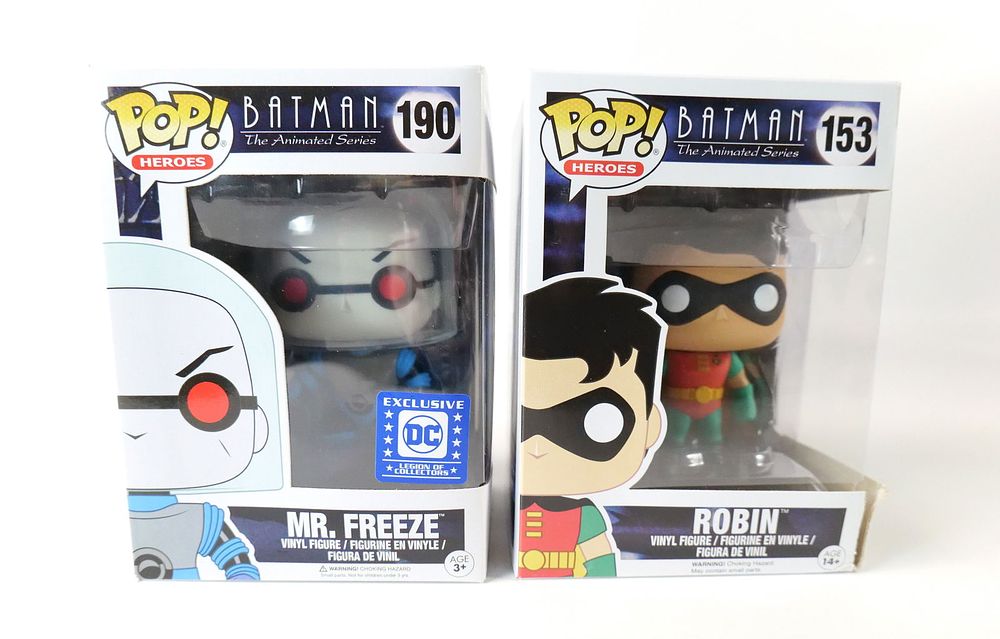 Lot 305: Lot of 2 Funko Batman The Animated Series Pops