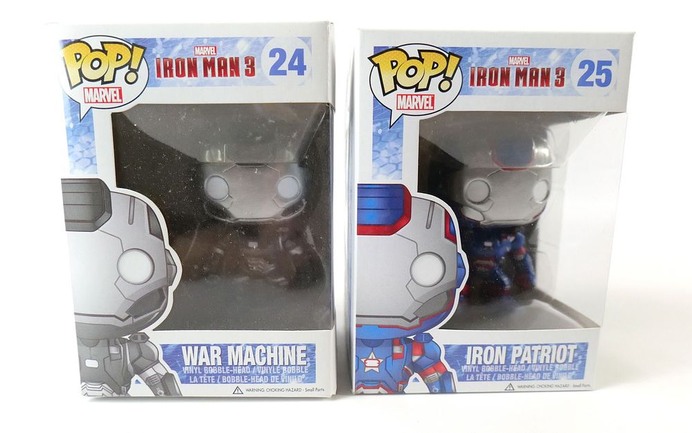 Lot 369: Lot of 2 Funko Marvel Iron Man 3 Pops