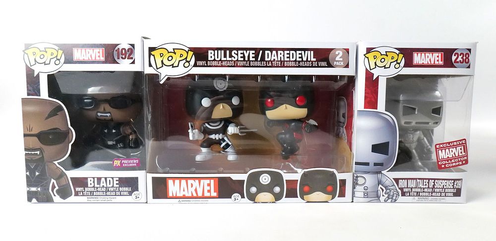 Lot 384: Lot of 3 Funko Marvel Pops