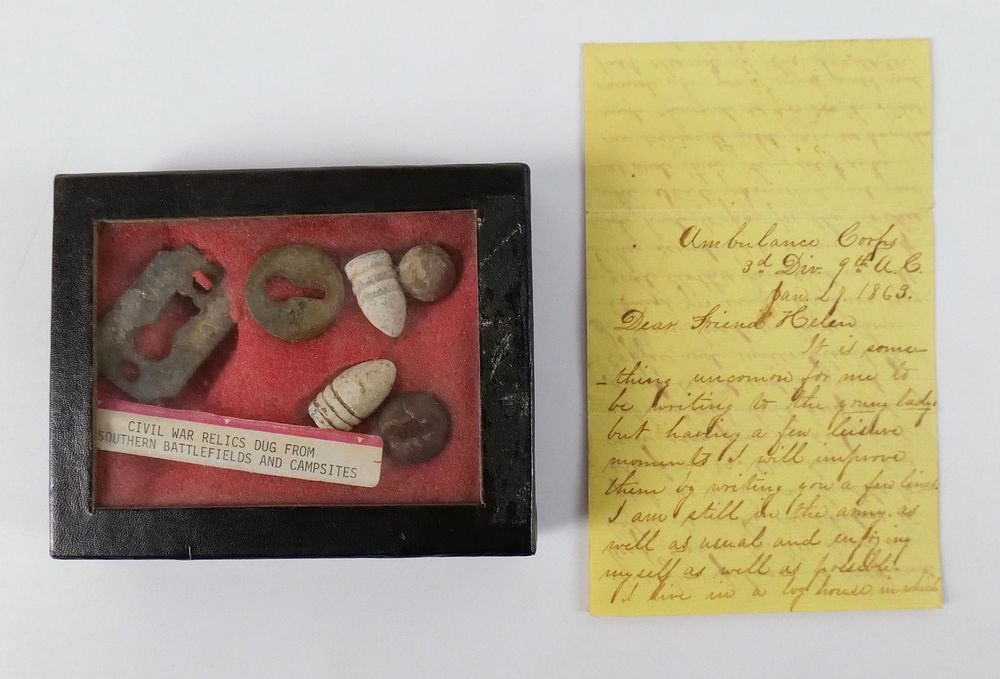 Lot 152: Group of Civil War Items