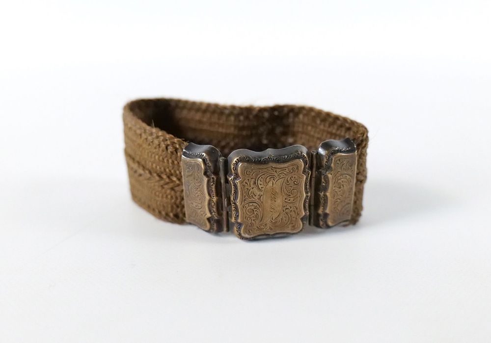 Lot 153: Victorian Mourning Bracelet
