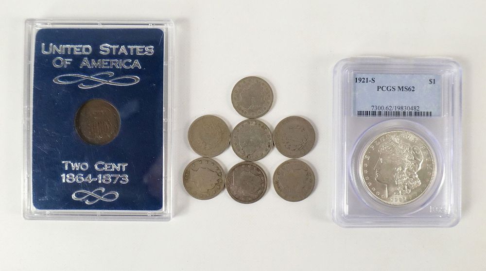 Lot 203: Group of Early US Coins