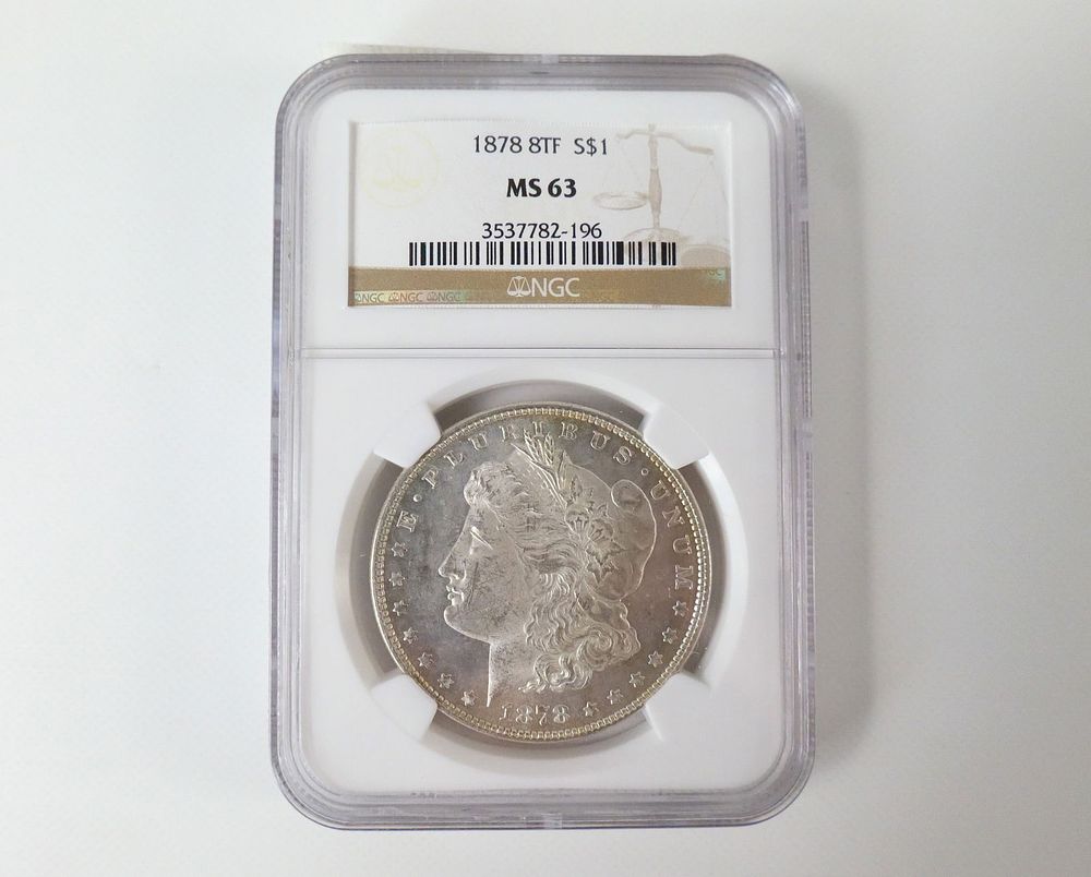 Lot 206: 1878 8 Tail Feathers Morgan Silver Dollar