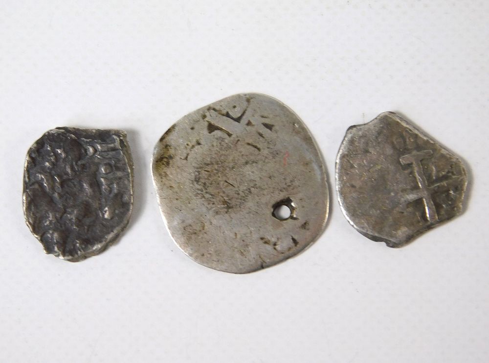 Lot 234: 3 Unidentified 1/2 Reales