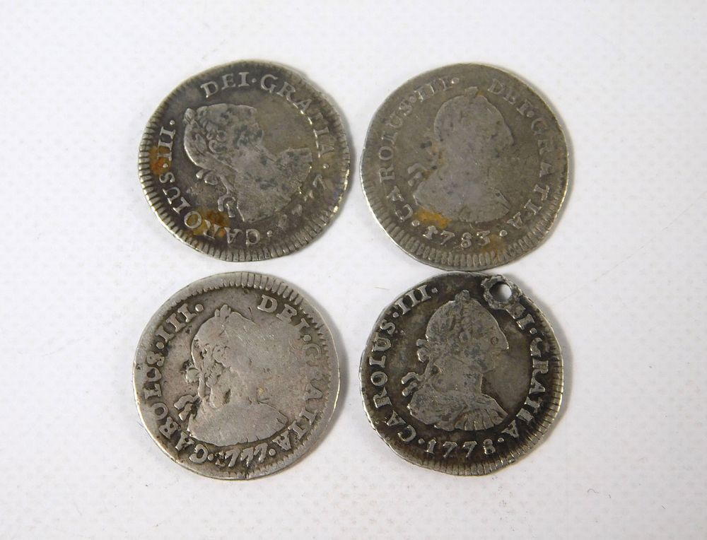 Lot 257: 4 Charles III 1/2 Reales