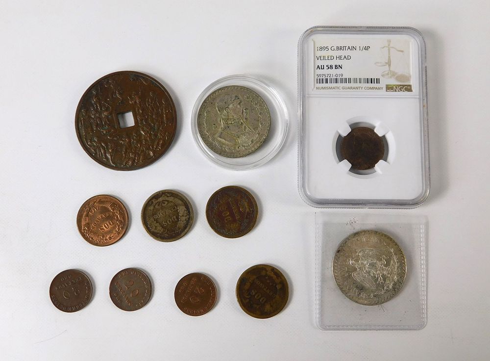 Lot 265: Group of Foreign Coins